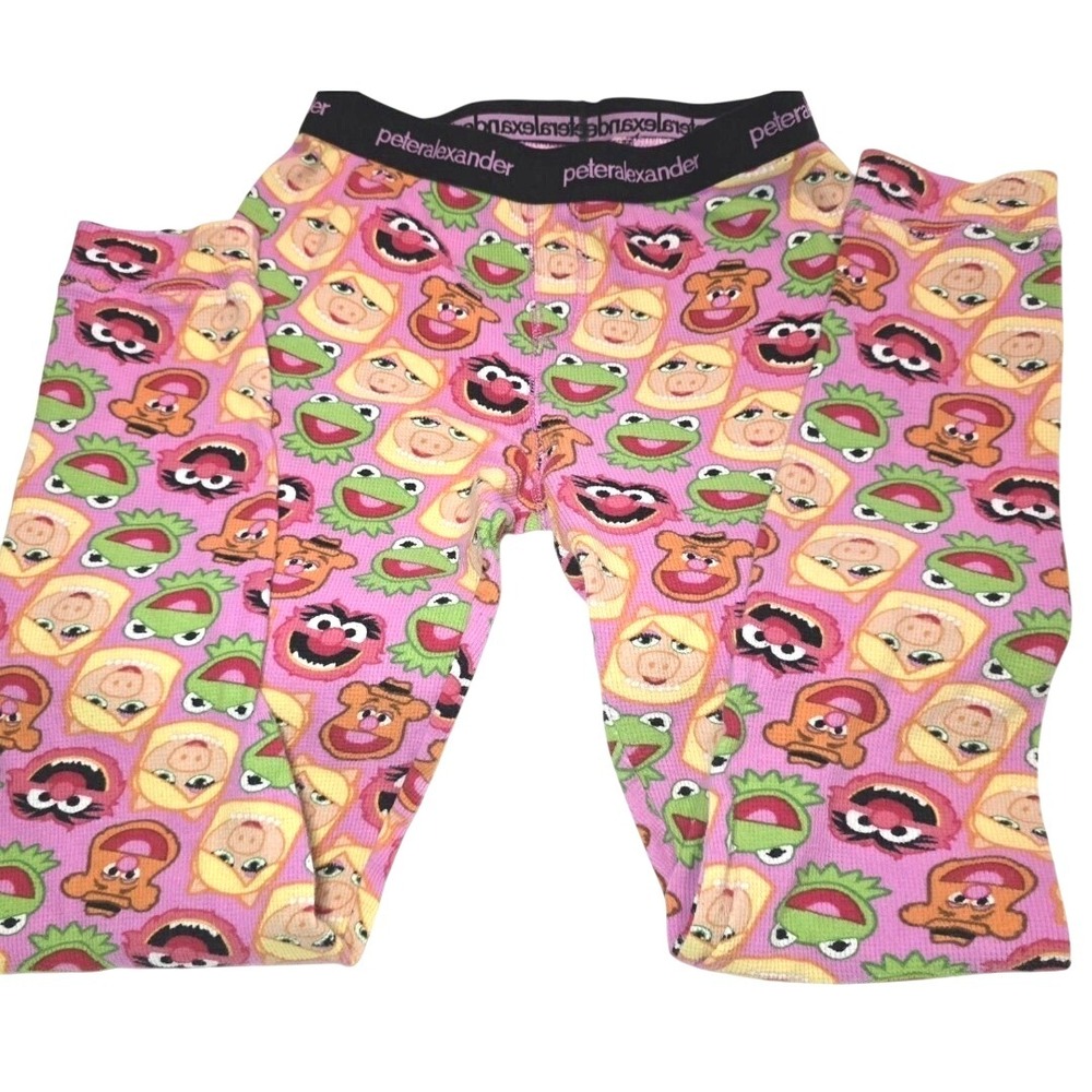 Super cute and funky 'The Muppets' Peter Alexandra Pajama pants XS‎ RARE